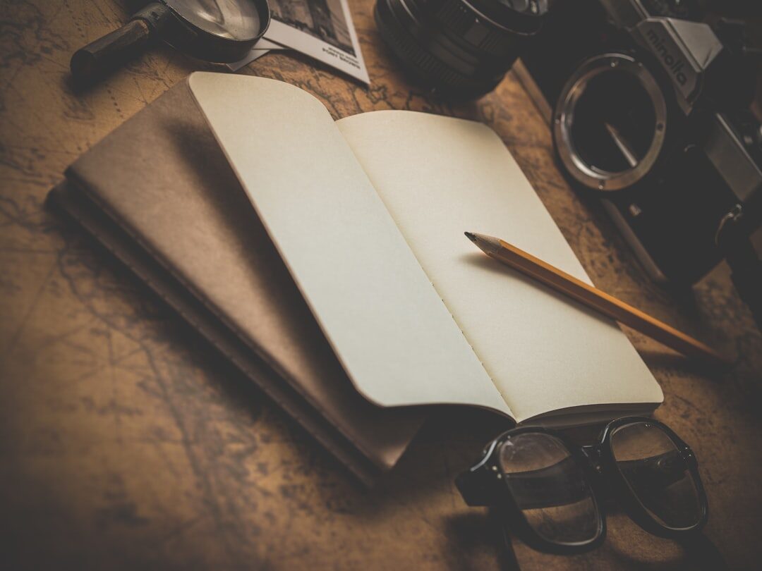 vintage detective notebook