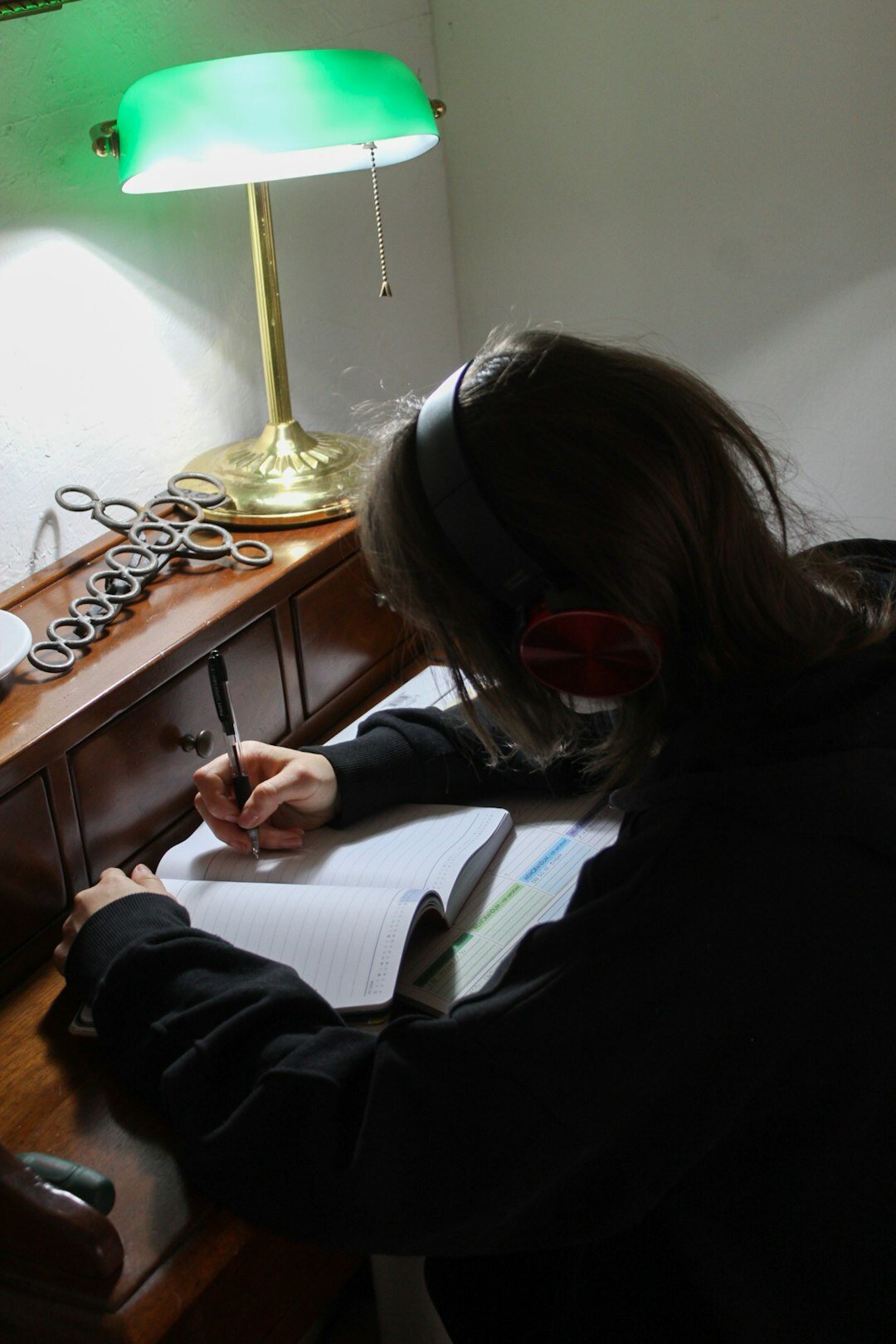 writer at desk